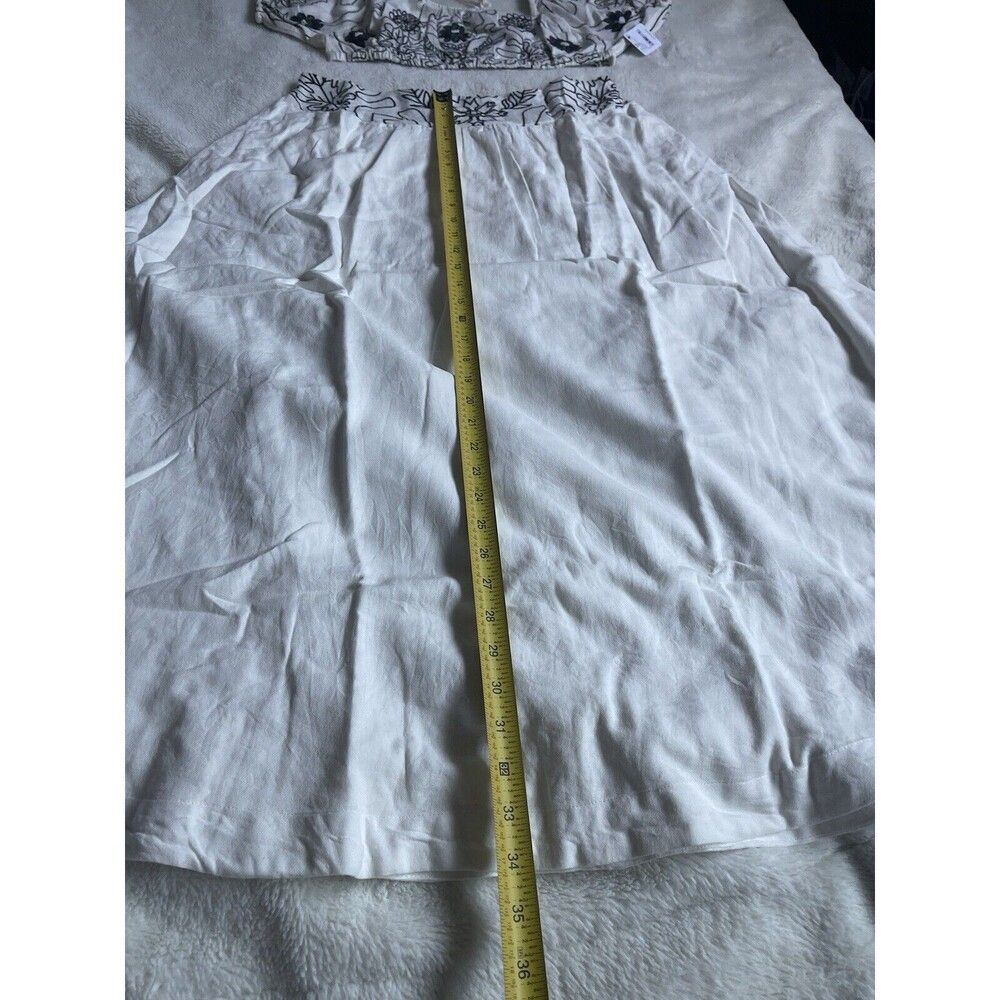 Free People Lotus Set In White Black Combo Size L Msrp $168 NWT - Picture 5 of 8